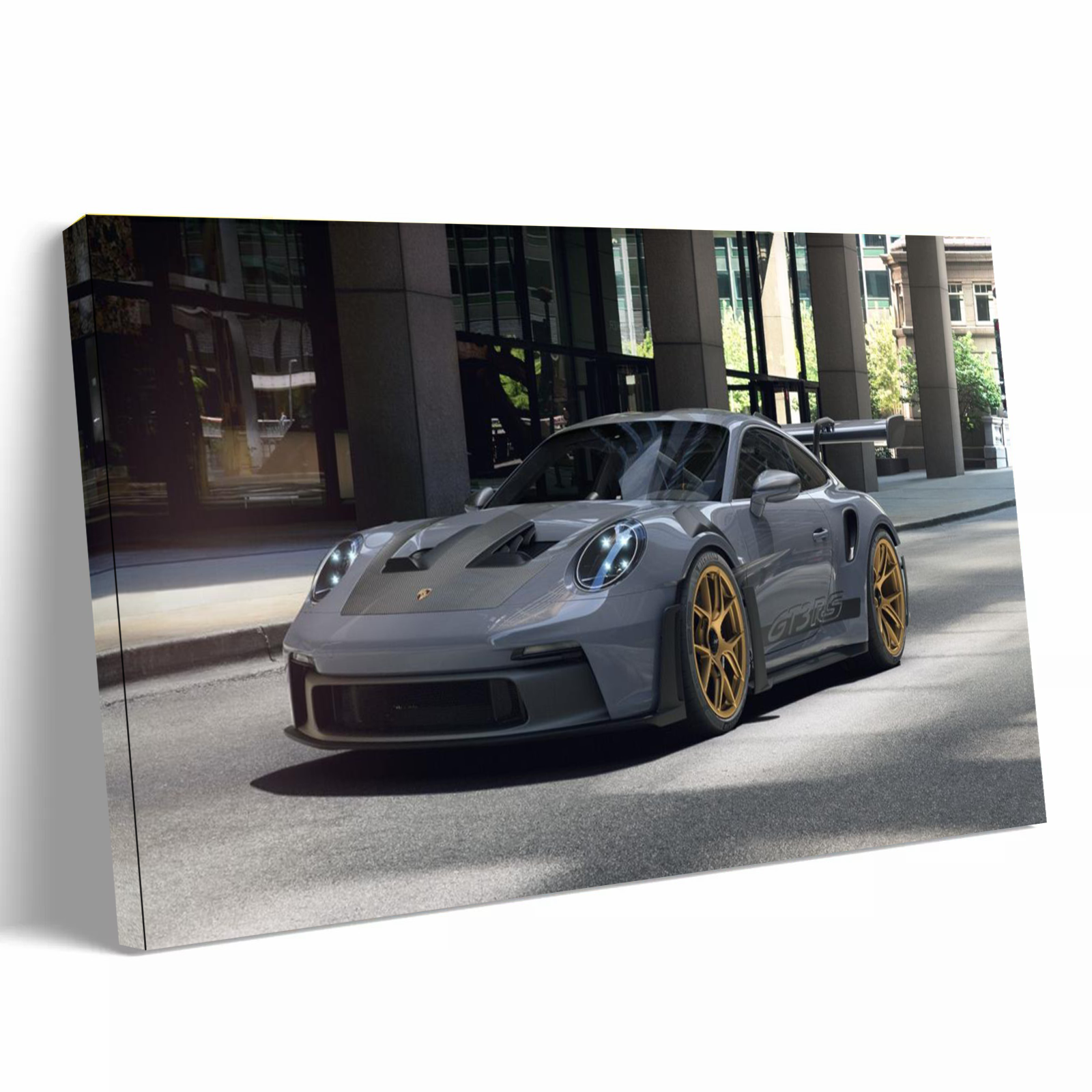 Gray 911 GT3RS Supercar