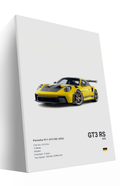 Yellow 911 GT3RS Supercar