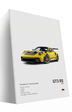 Yellow 911 GT3RS Supercar