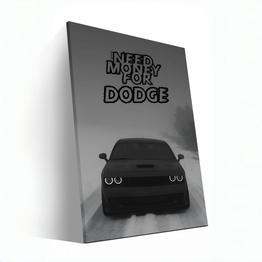 Black Dodge Challenger Hellcat -Need Money