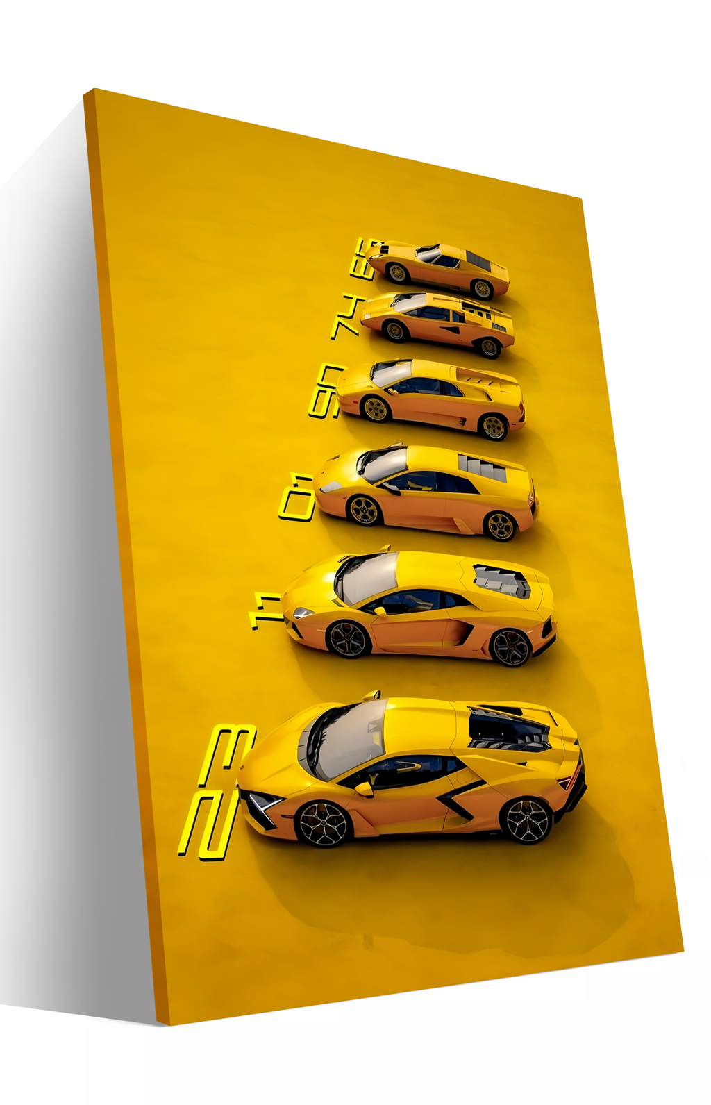 Yellow Lamborghini Huracán -Side