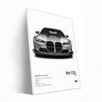 White BMW M4 CSL