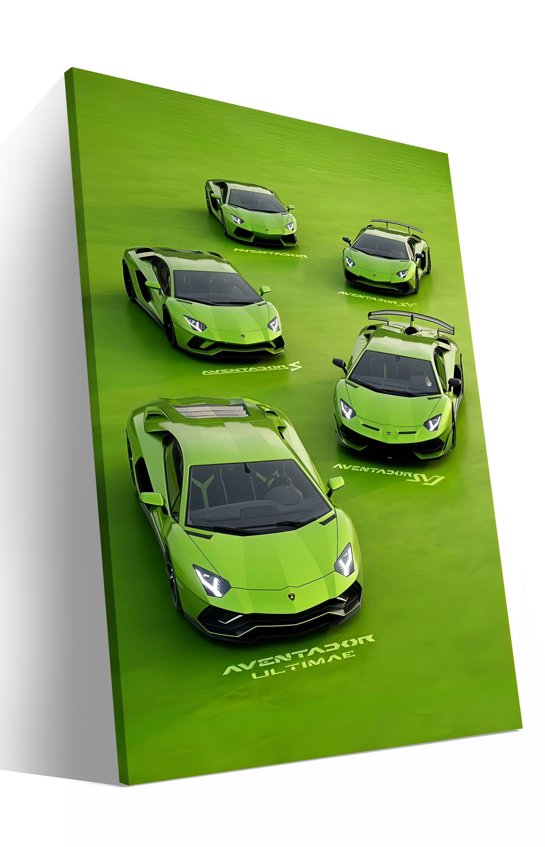 Green Lamborghini Huracán -Front