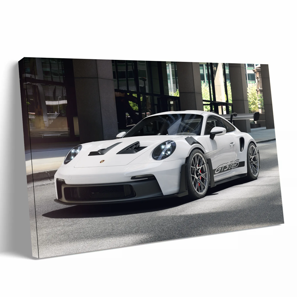 White Porsche 911 GT3RS Supercar