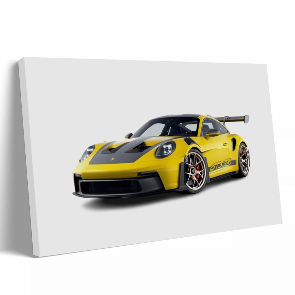 Yellow 911 GT3RS Supercar Horizontal