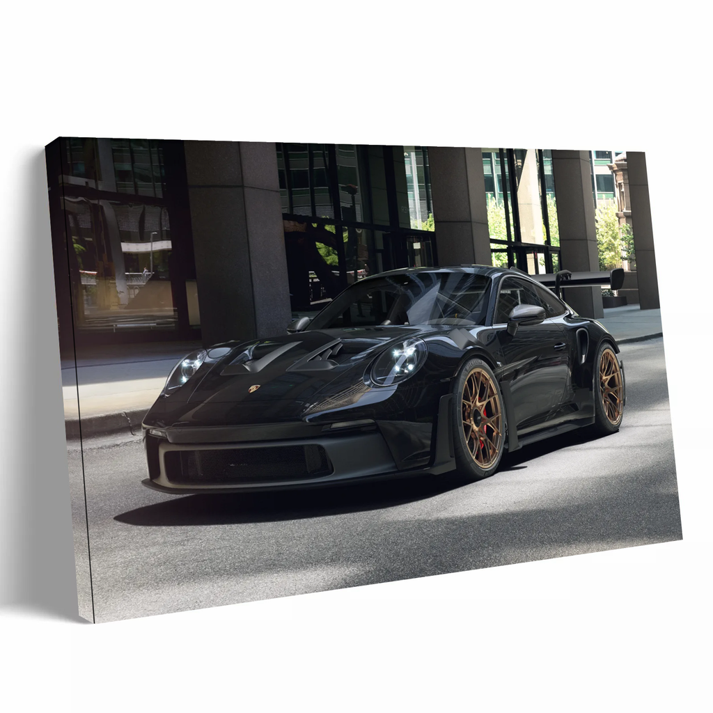 Black Porsche 911 GT3RS Supercar