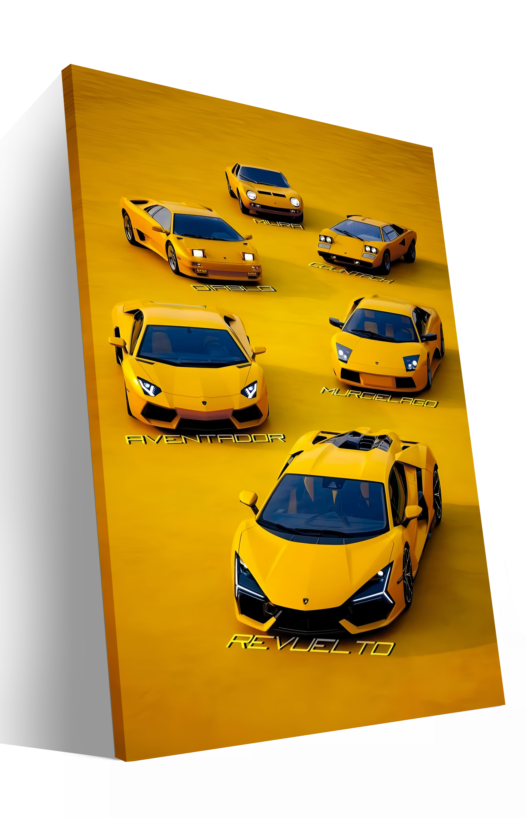 Yellow Lamborghini Huracán -Front