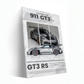 Silver 911 GT3RS Supercar