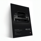Black Dodge Challenger Hellcat Redeye