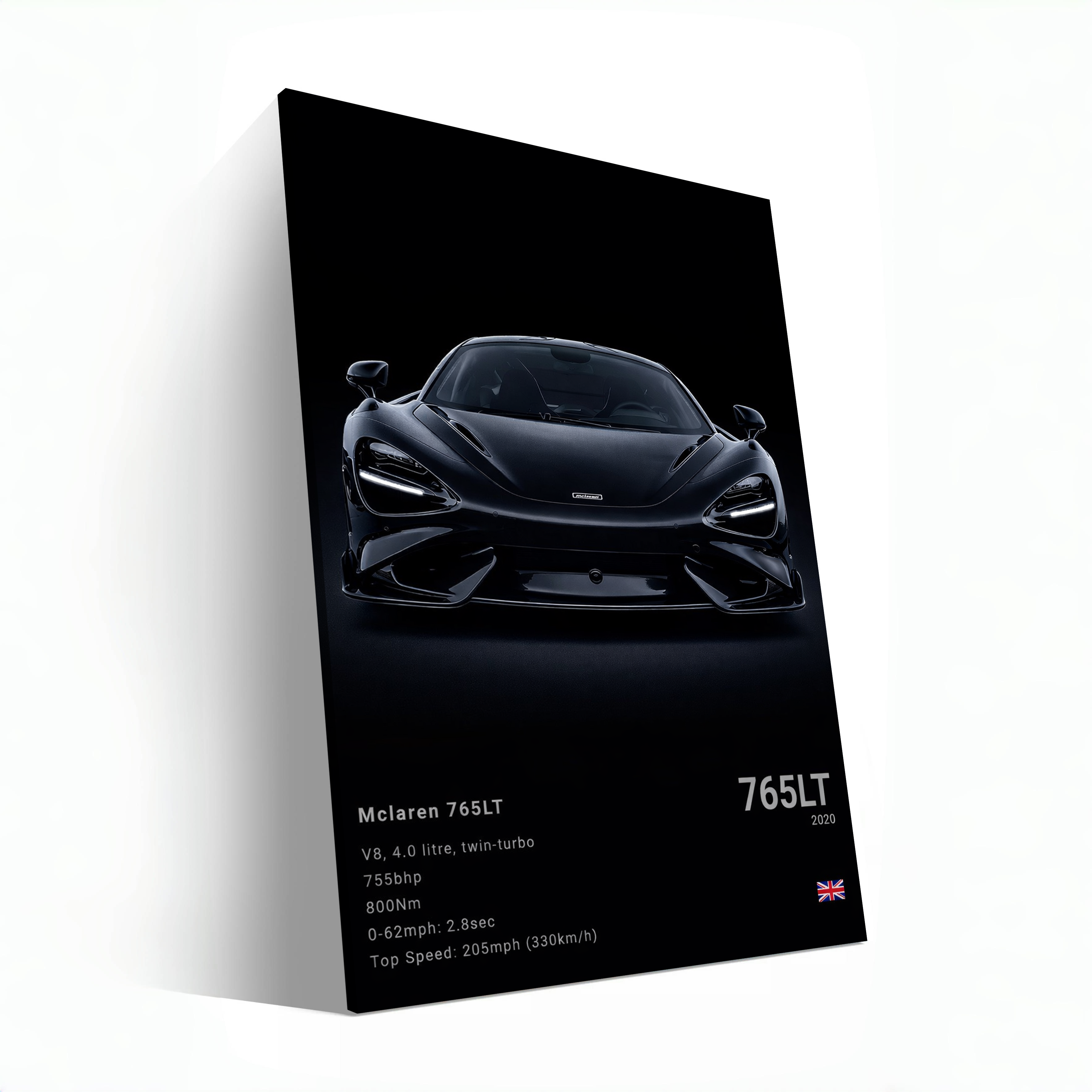Black McLaren 765LT
