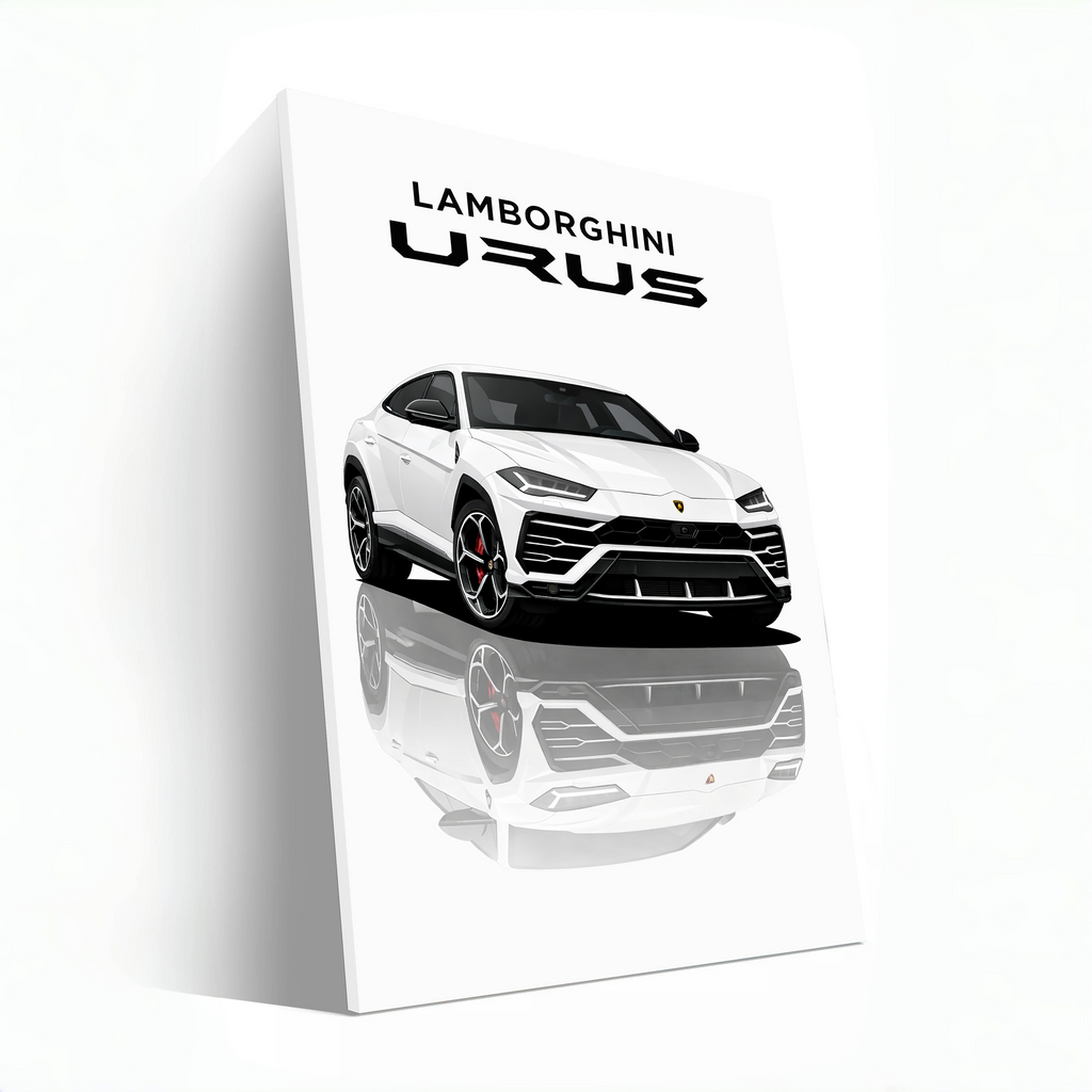 White Lamborghini Urus