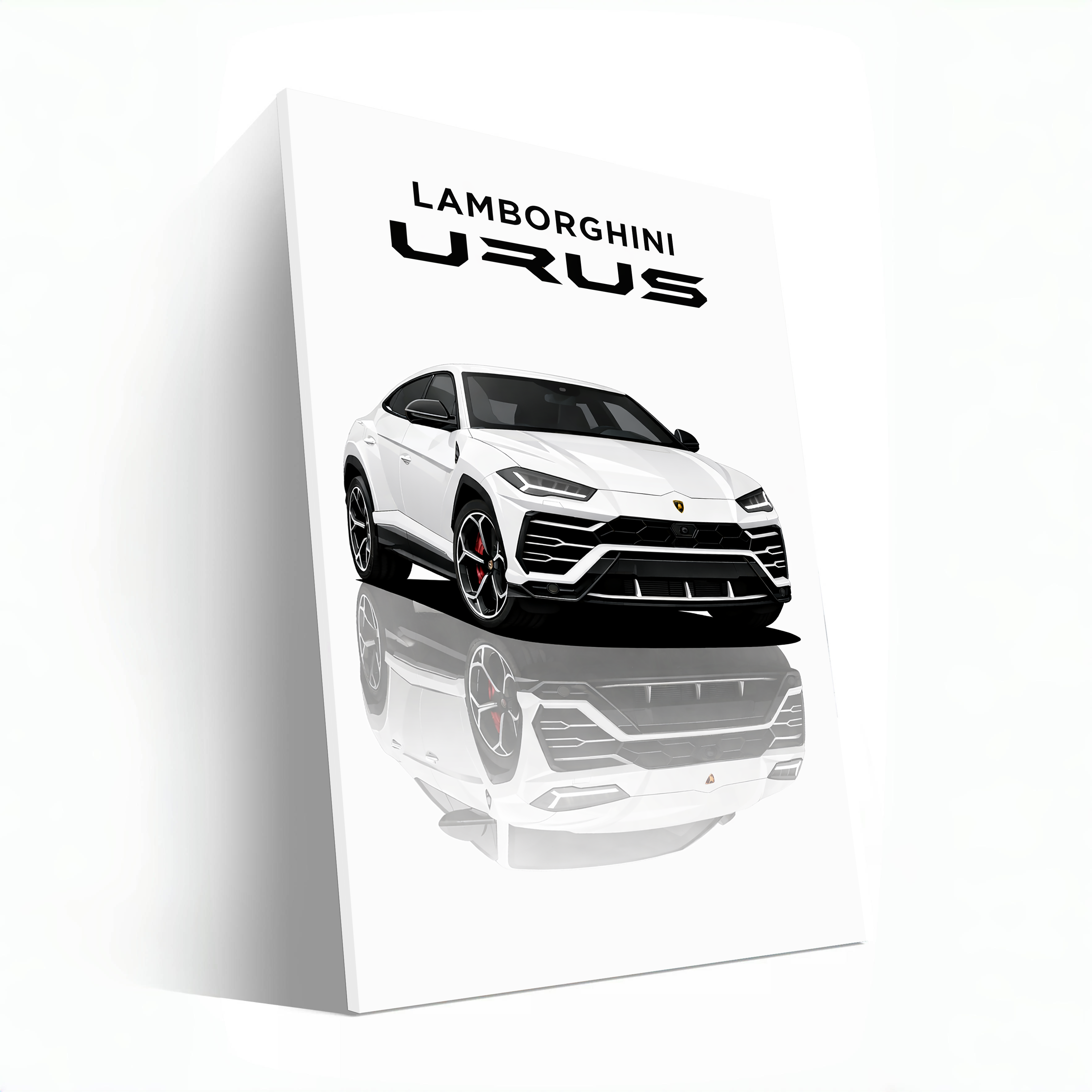 White Lamborghini Urus