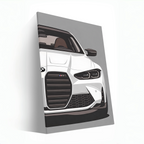 White BMW M3