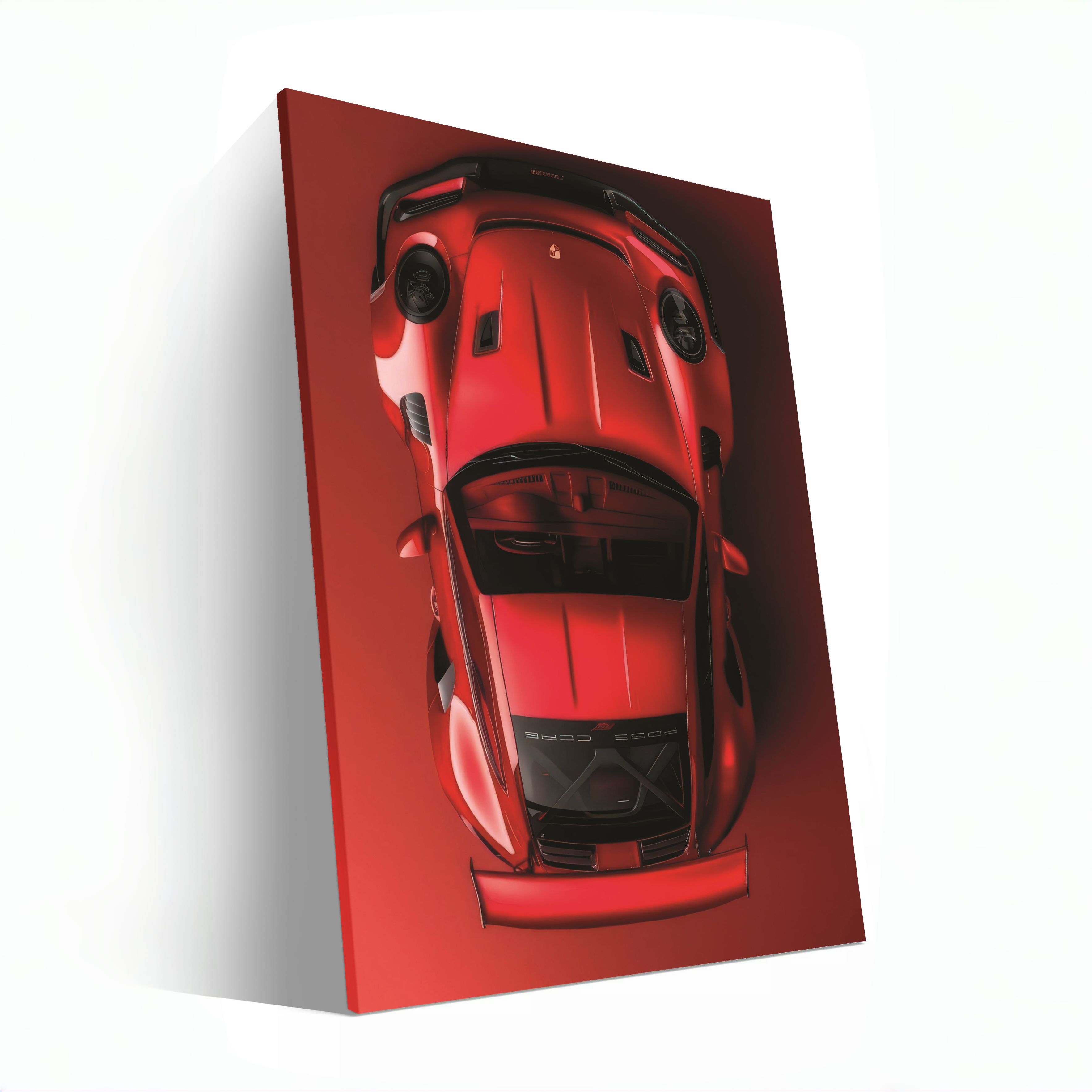 Red Porsche 911 GT3RS -Top View