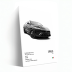 White Lamborghini Urus -Track Performance