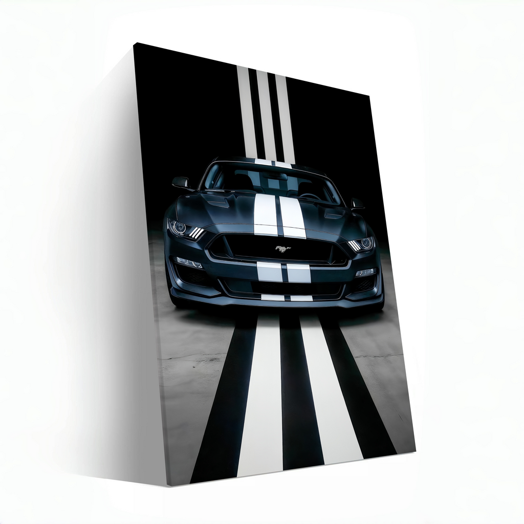 Black Ford Mustang