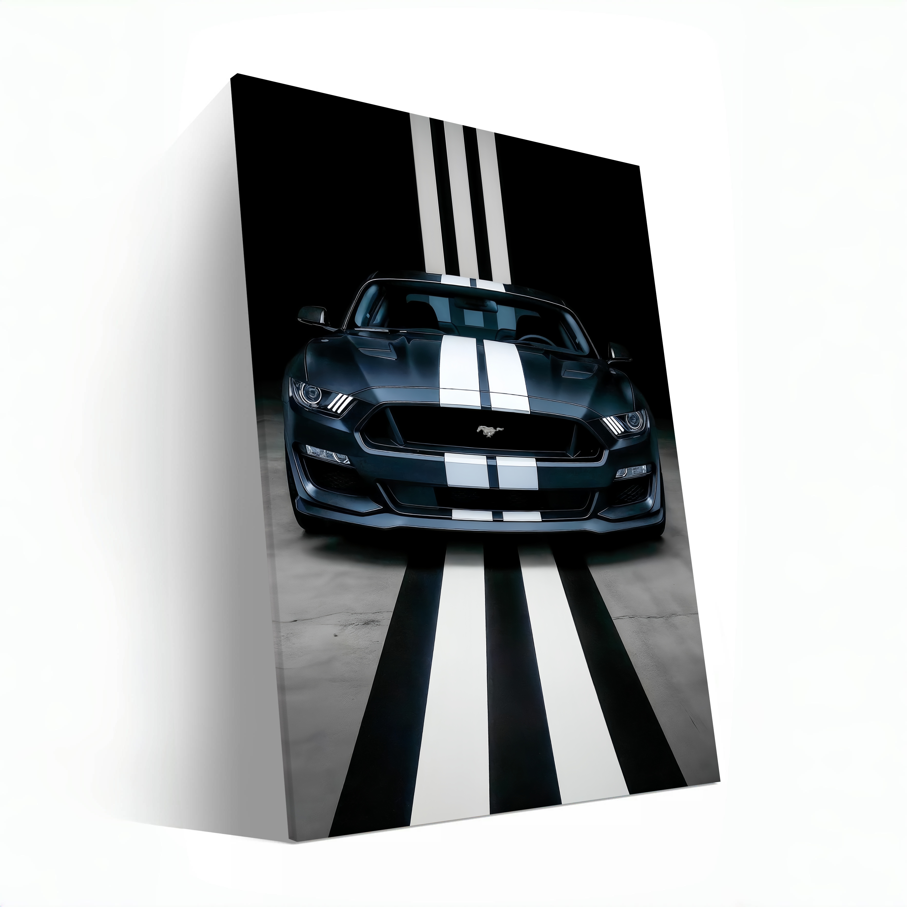 Black Ford Mustang