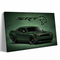 Green Challenger SRT Hellcat