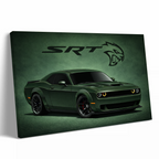 Green Challenger SRT Hellcat