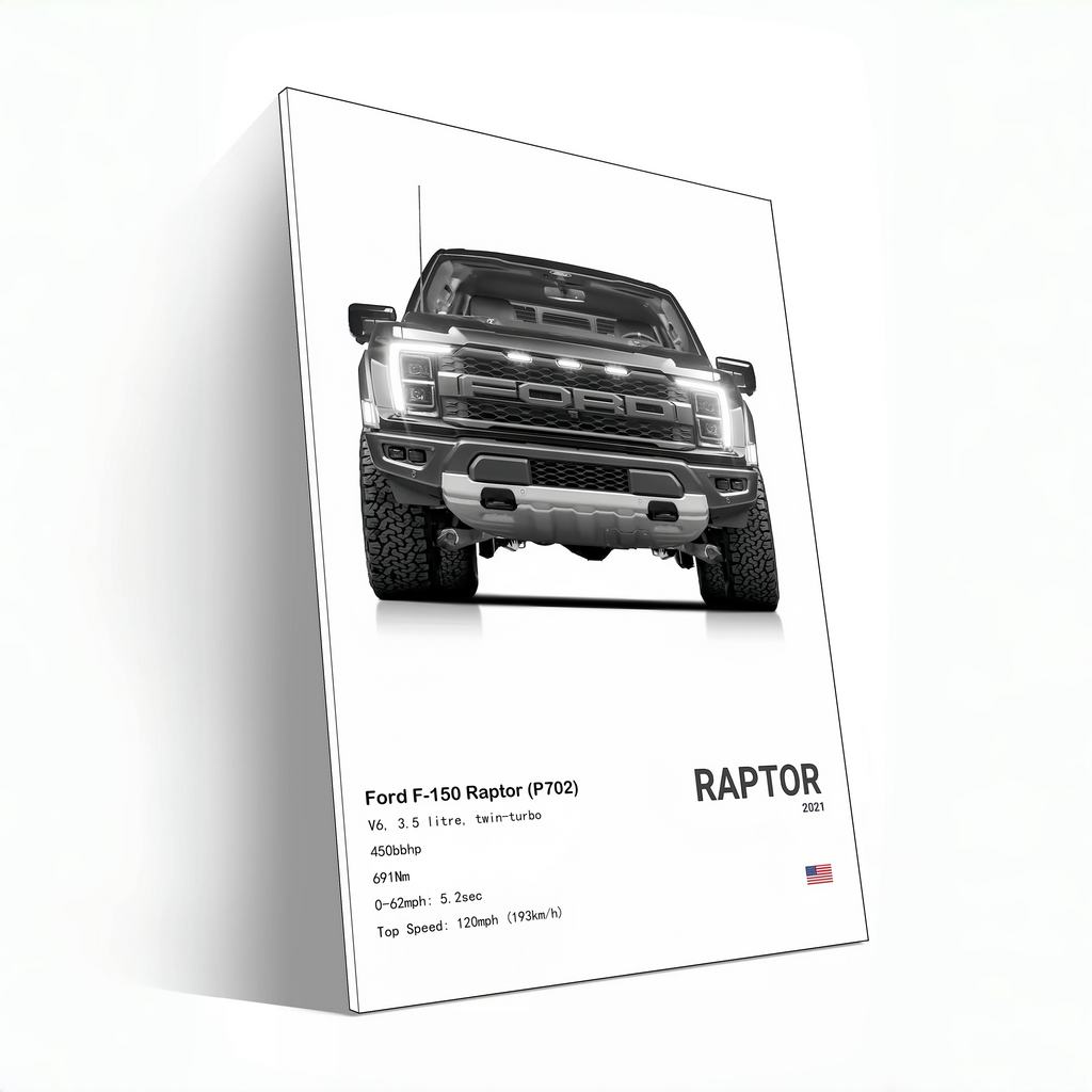 White Ford F-150 Raptor
