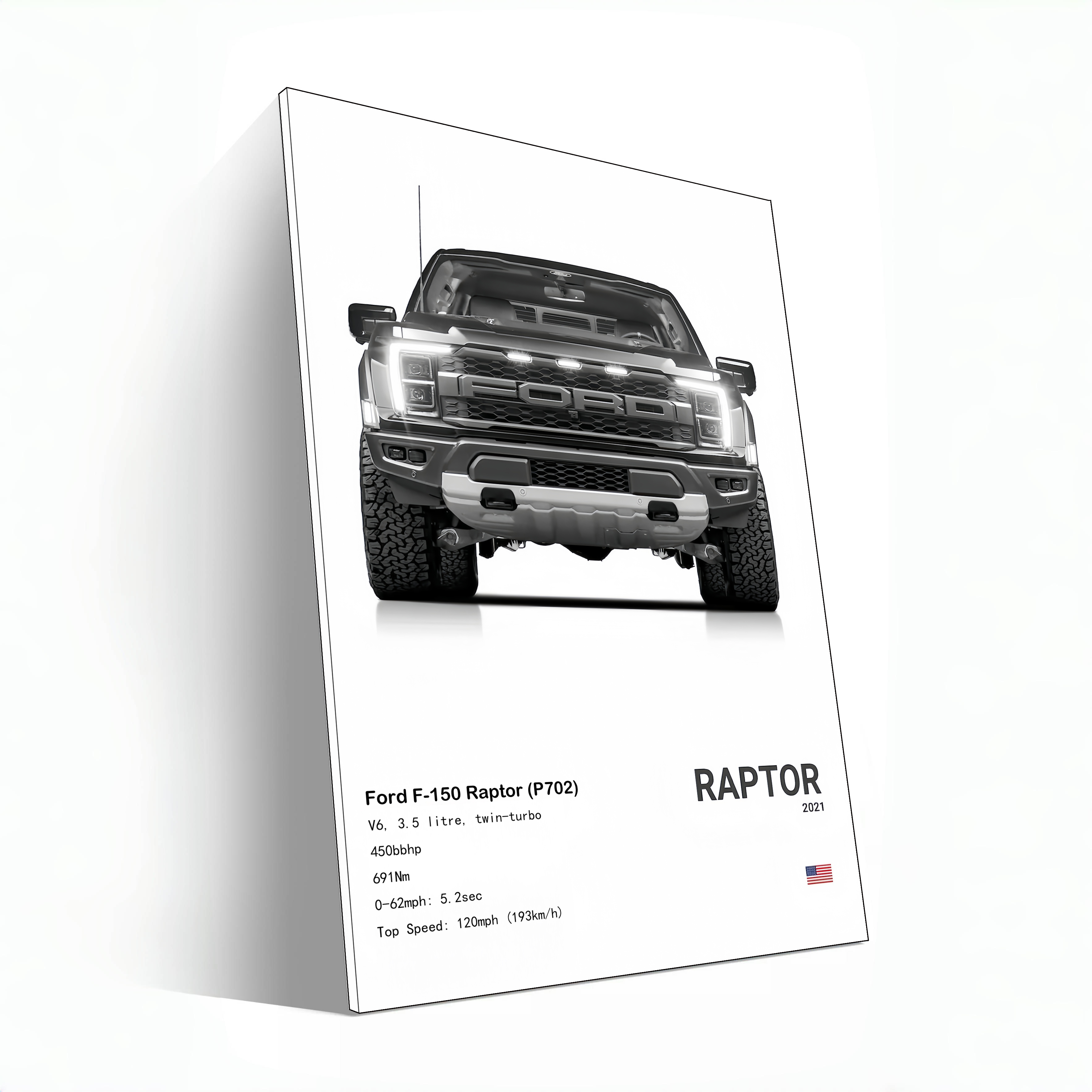 White Ford F-150 Raptor