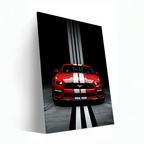 Red Ford Mustang