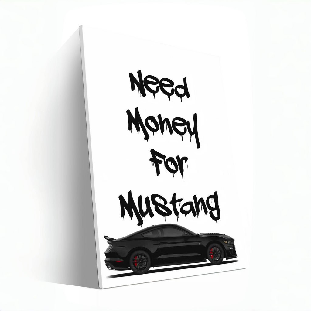 Black Ford Mustang -Need Money