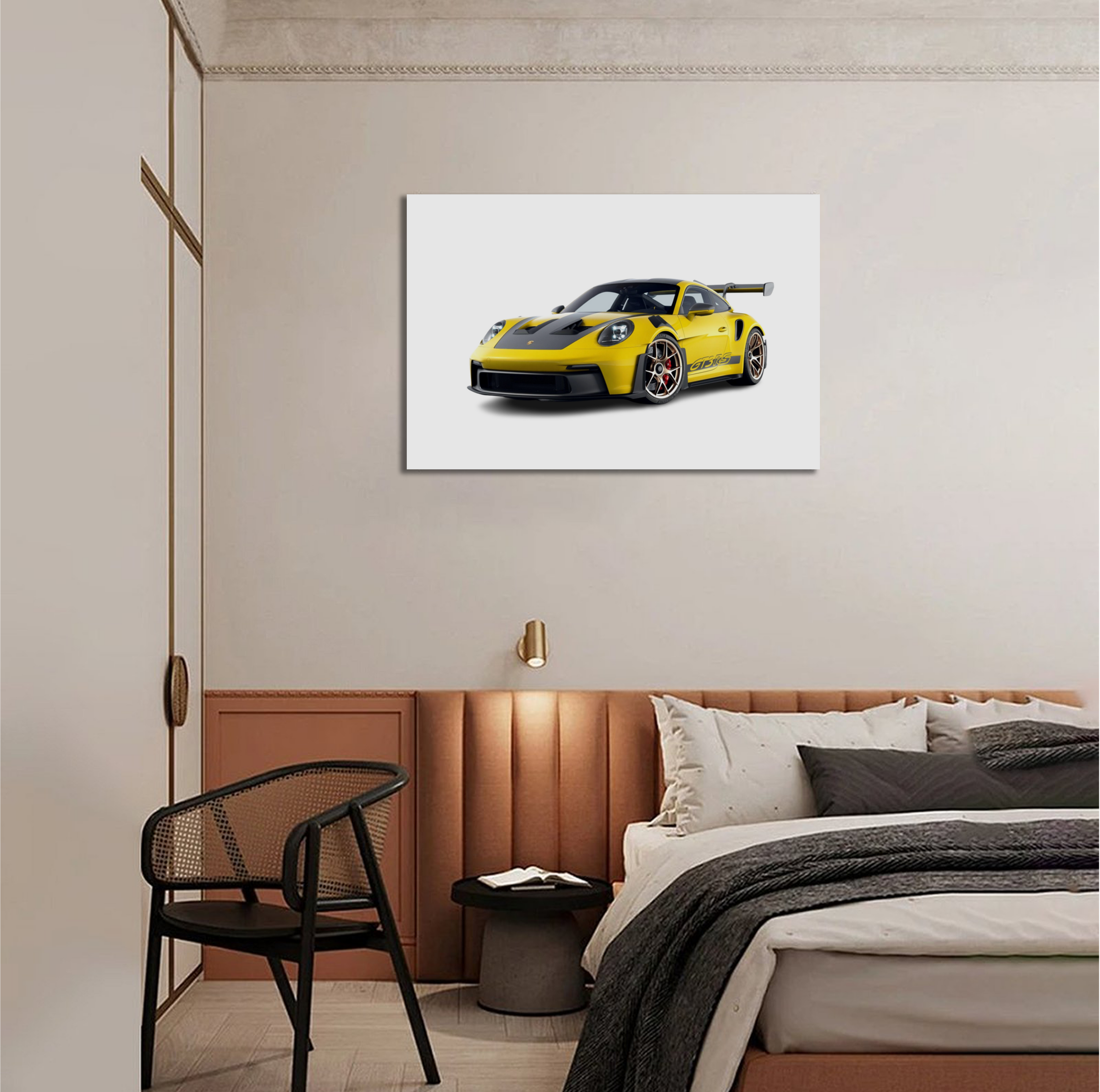 Yellow 911 GT3RS Supercar Horizontal