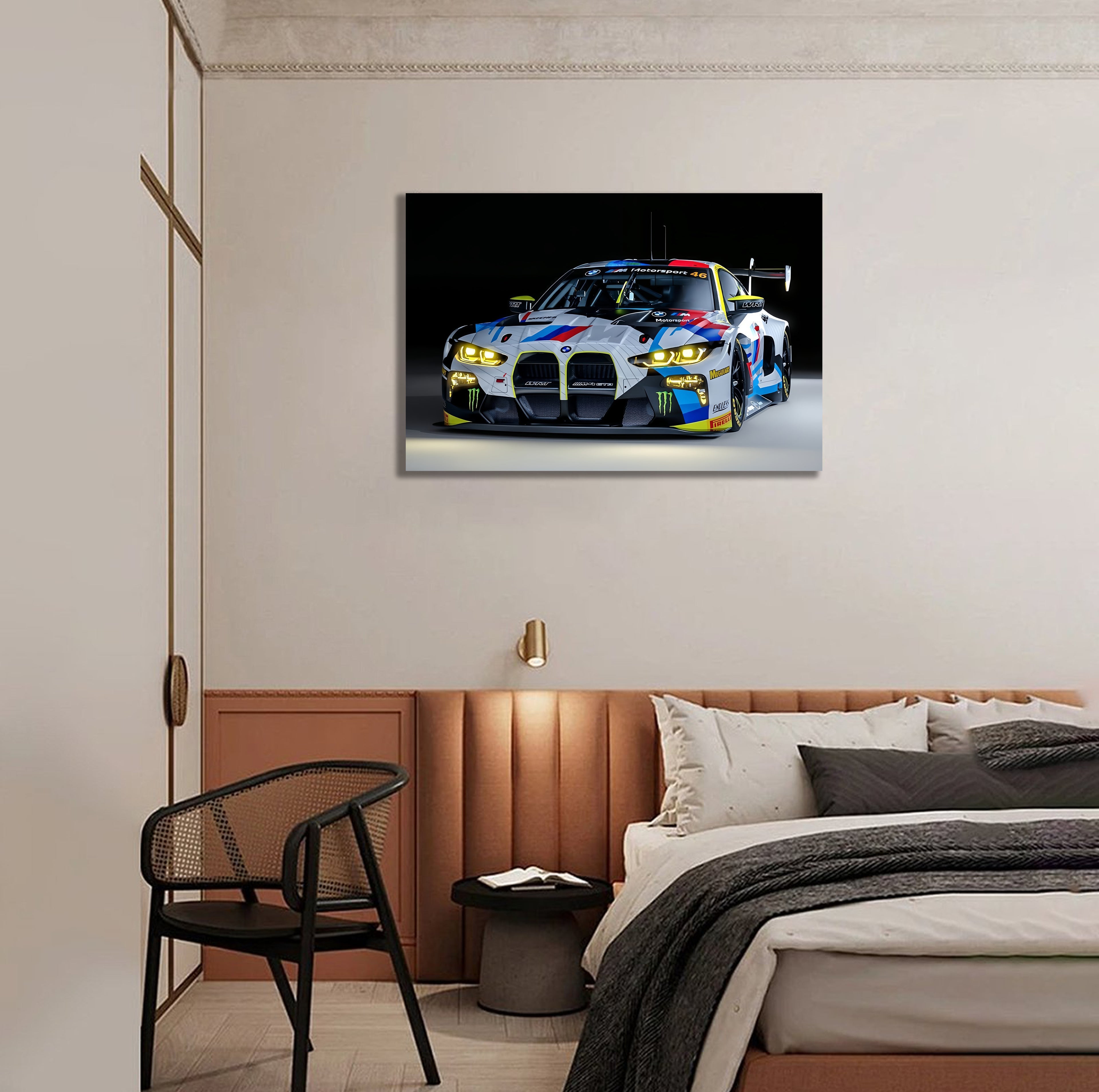White BMW M4 GT3 EVO