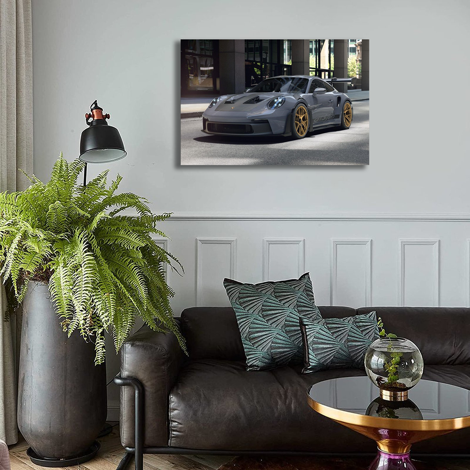 Gray 911 GT3RS Supercar