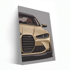 Gold BMW M3