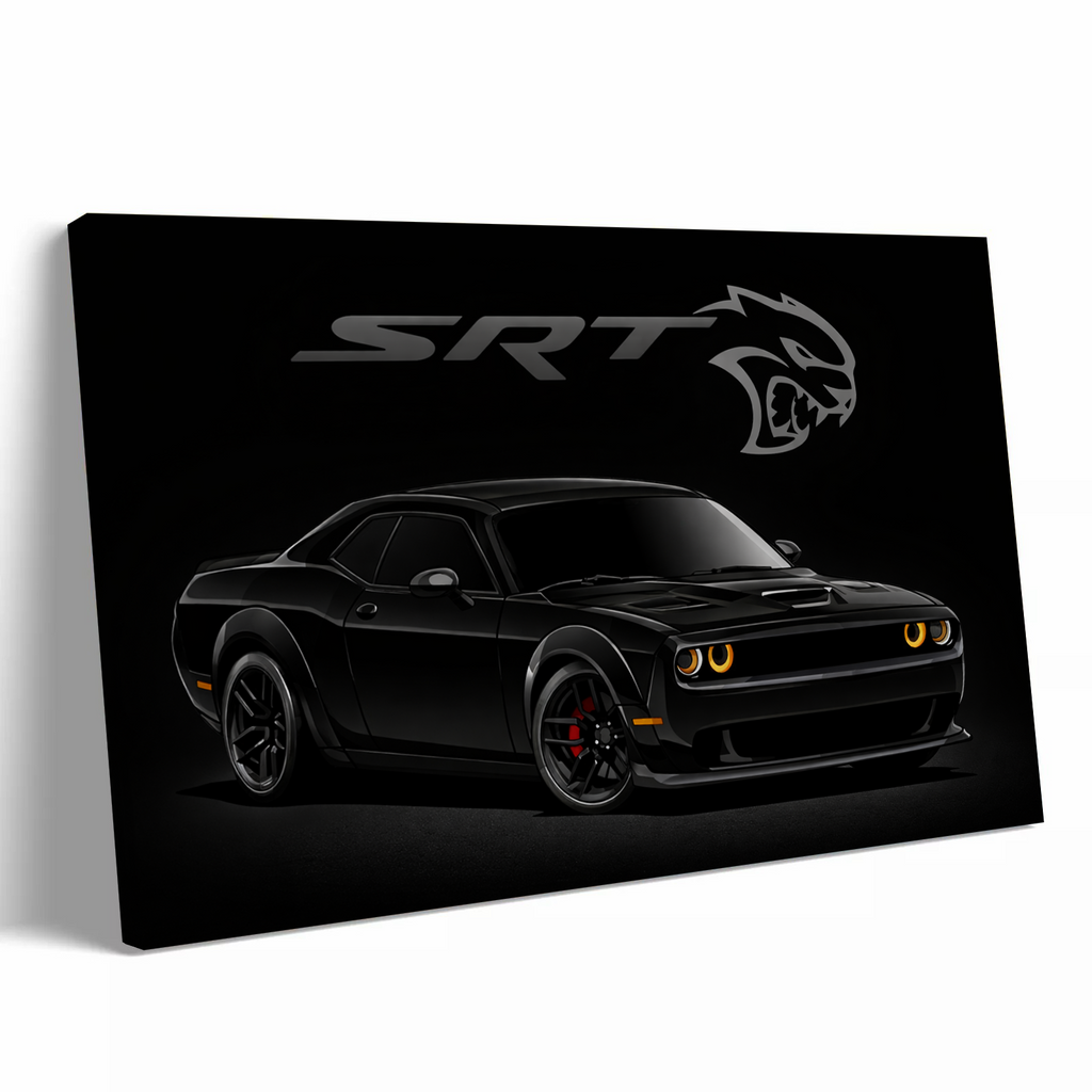 Black Challenger SRT Hellcat