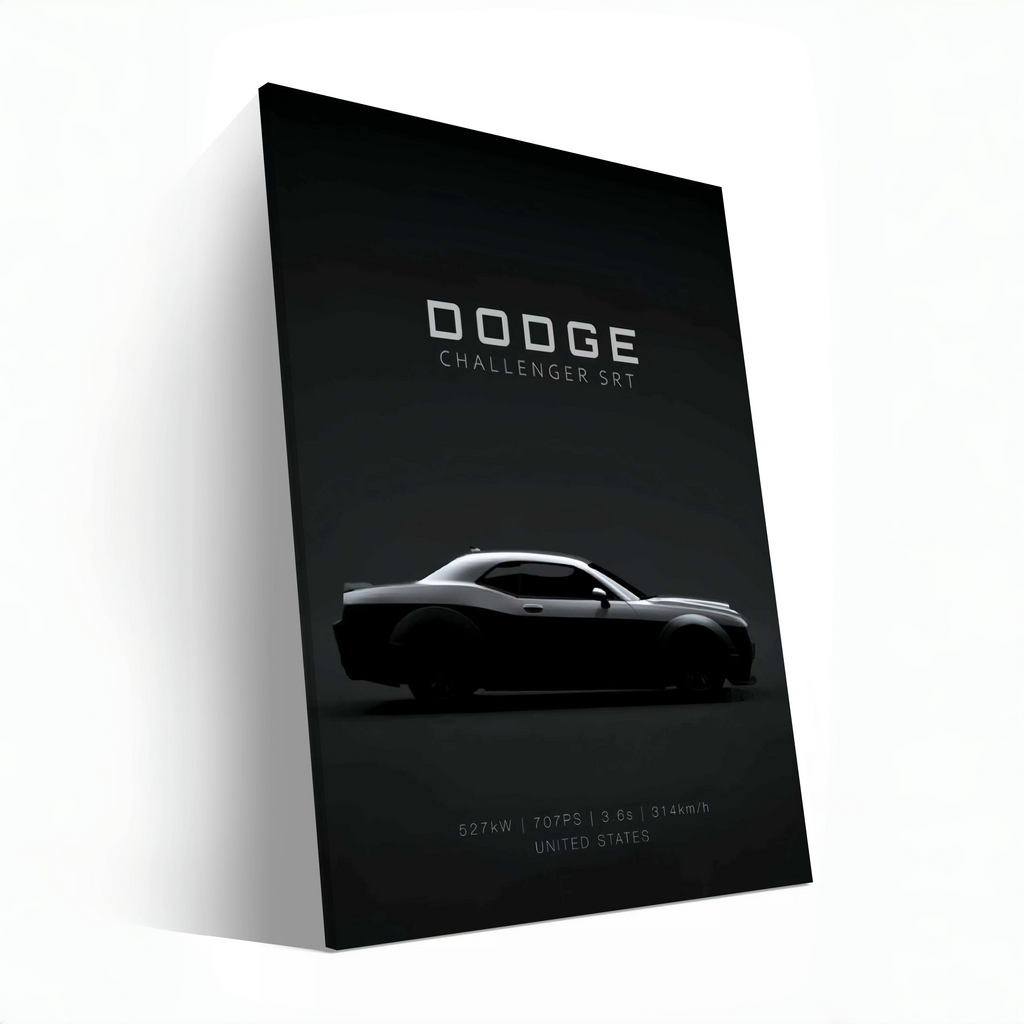 Black Dodge Challenger Hellcat