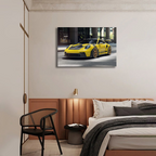 Yellow Porsche 911 GT3RS Supercar