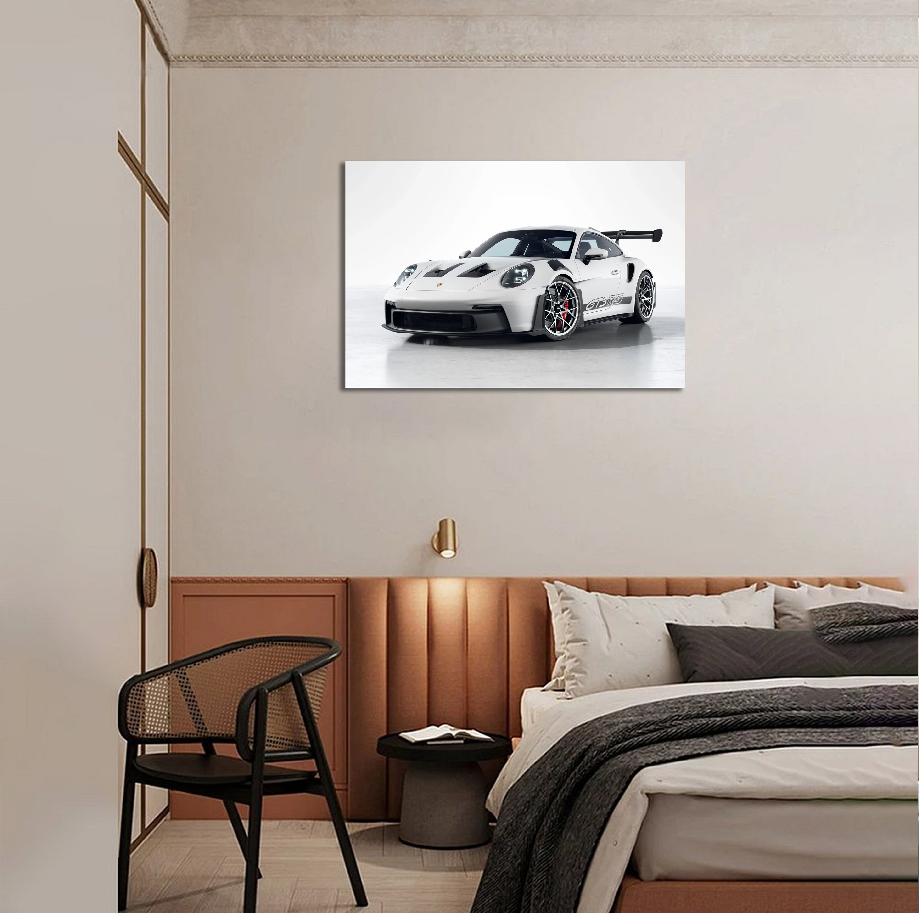 White 911 GT3RS Supercar Horizontal