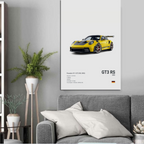 Yellow 911 GT3RS Supercar