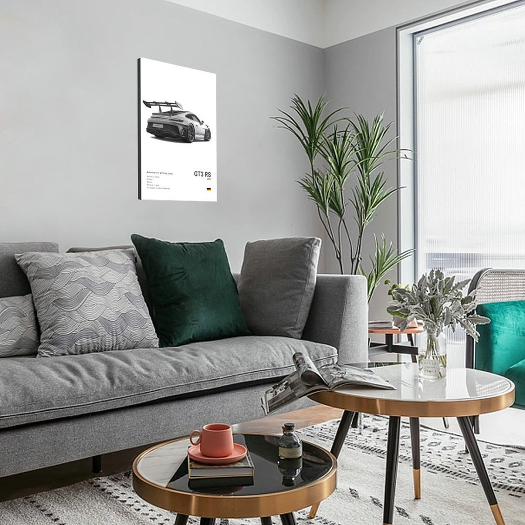 Gray 911 GT3RS Supercar