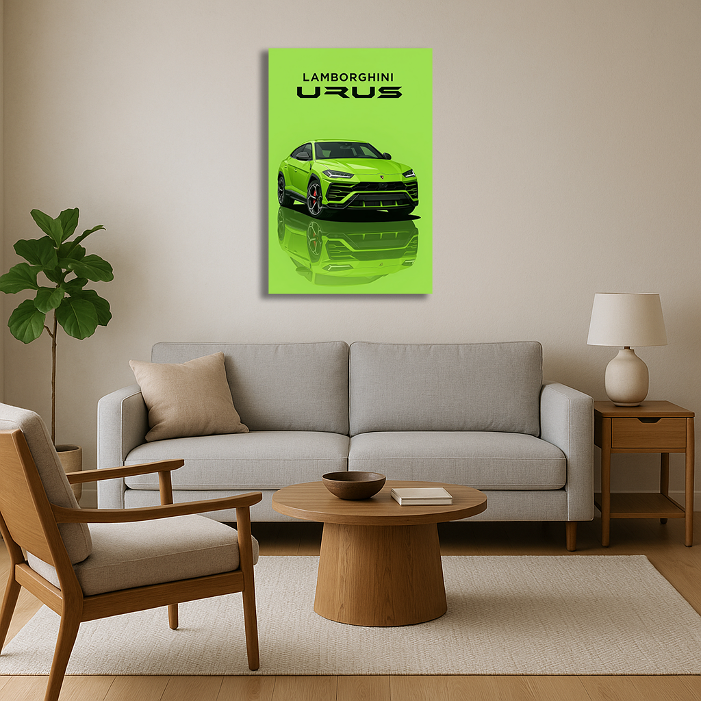 Green Lamborghini Urus