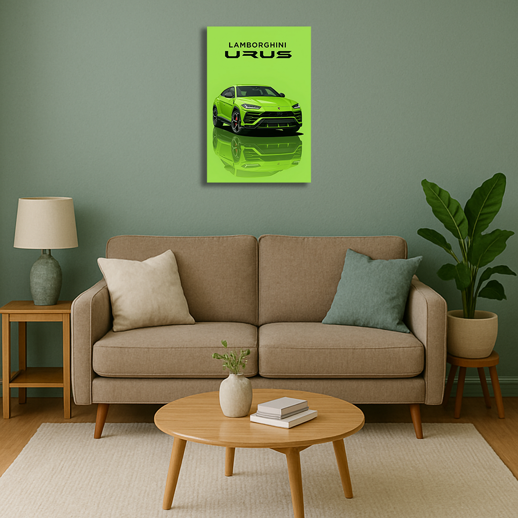 Green Lamborghini Urus