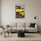 Yellow BMW M3