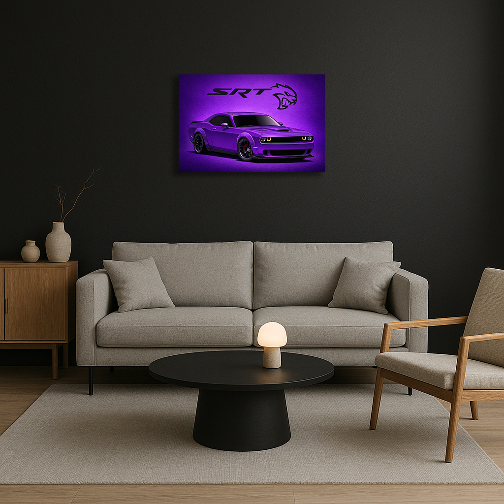 Purple Challenger SRT Hellcat