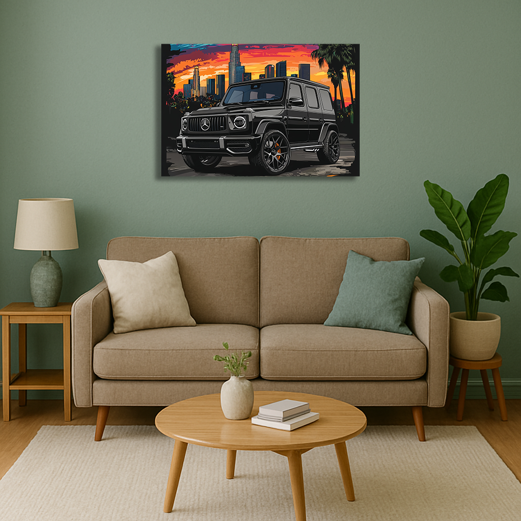 Black Mercedes G-Wagon