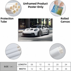 White Porsche 911 GT3RS Supercar