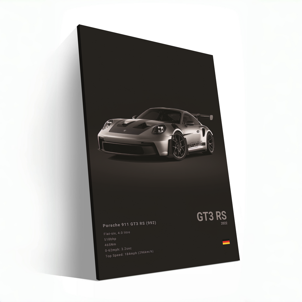 Black 911 GT3RS Supercar